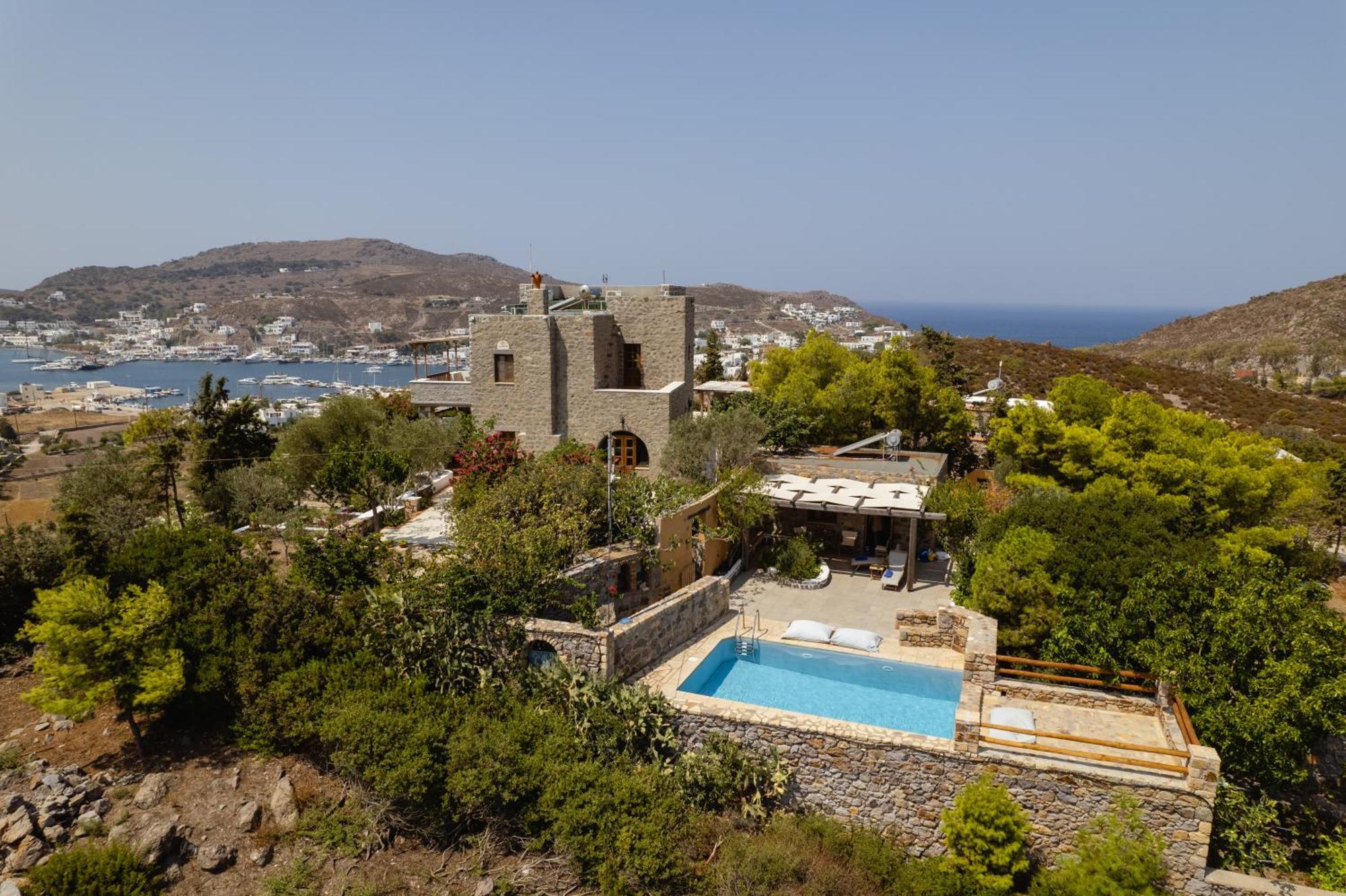 Вілла Blue Vista Patmos Скала Екстер'єр фото