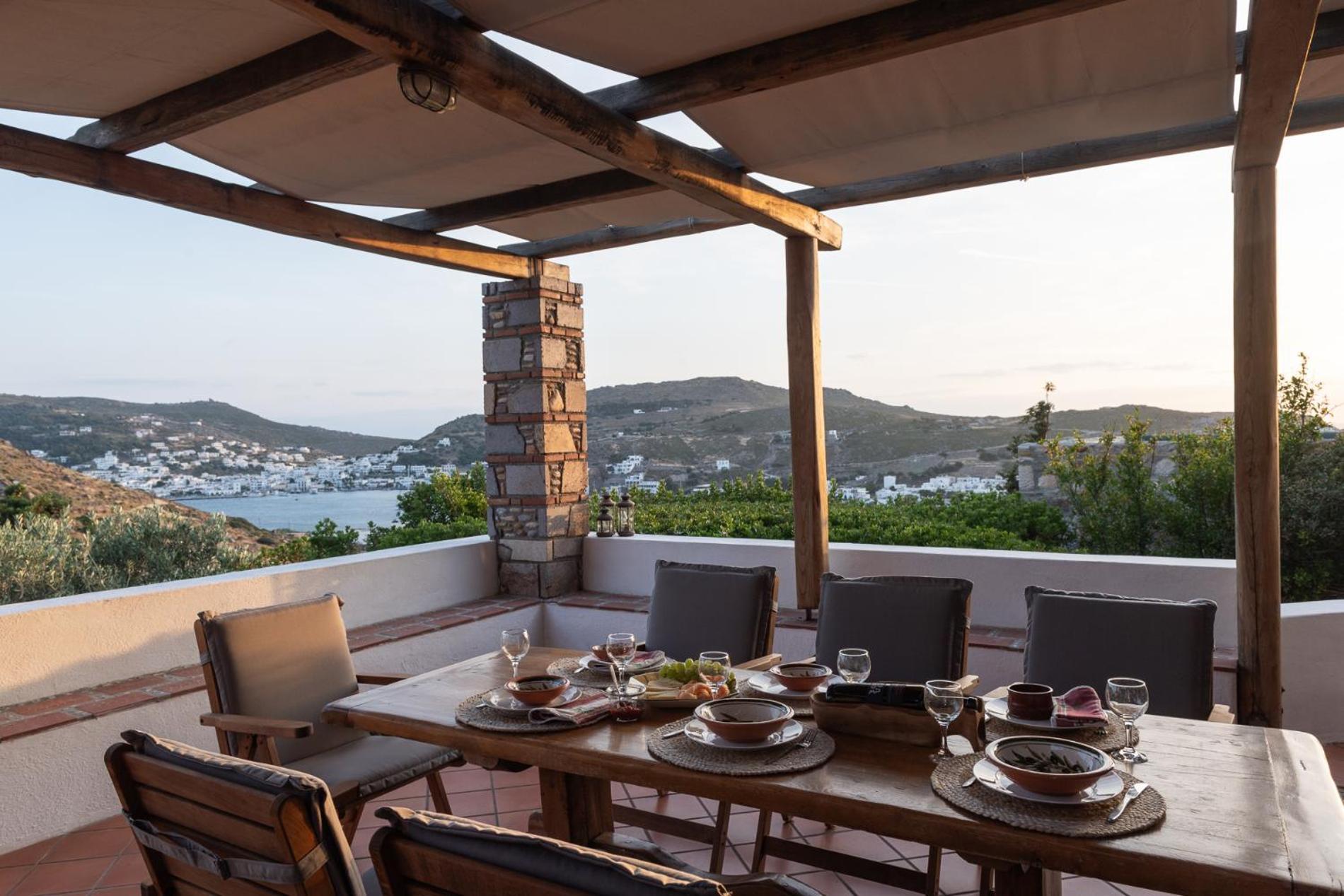 Вілла Blue Vista Patmos Скала Екстер'єр фото